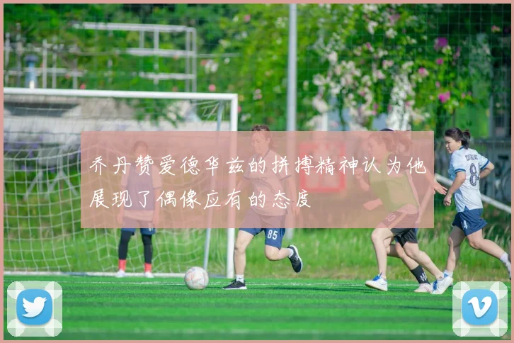 乔丹赞爱德华兹的拼搏精神认为他展现了偶像应有的态度