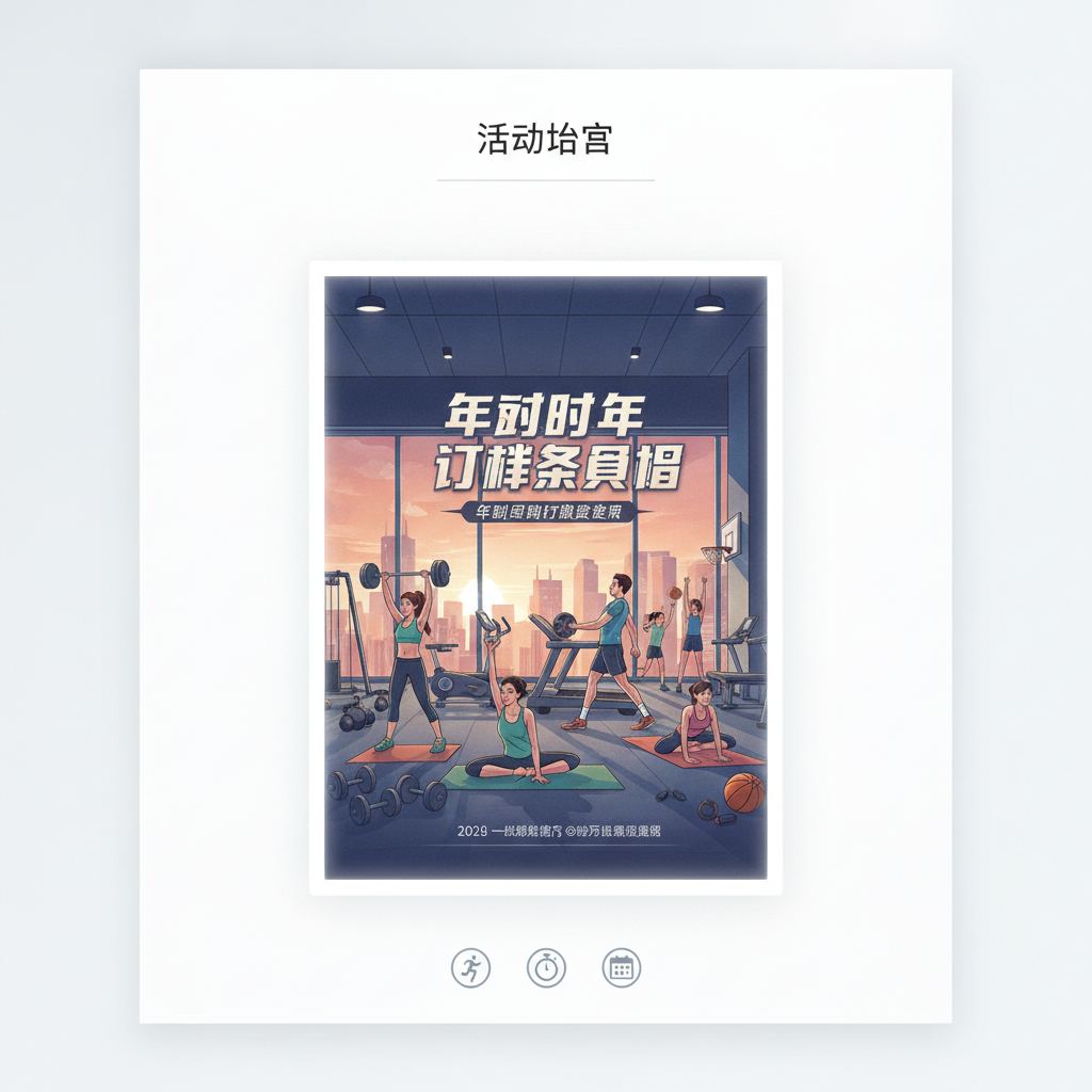 即将举行的年度健身活动公告，邀请您共襄盛举